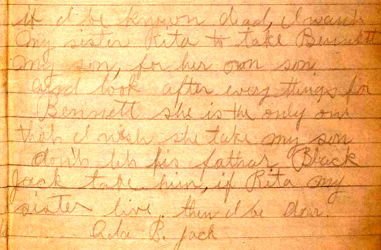 Excerpt from Ada Blackjack's diary, April 1923. (Source: collections.dartmouth.edu)