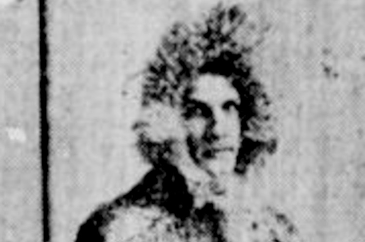 Image from a Canton, Ohio newspaper showing Fred Maurer in his Arctic clothing, January 1924. (Source: newspaperarchive.com)