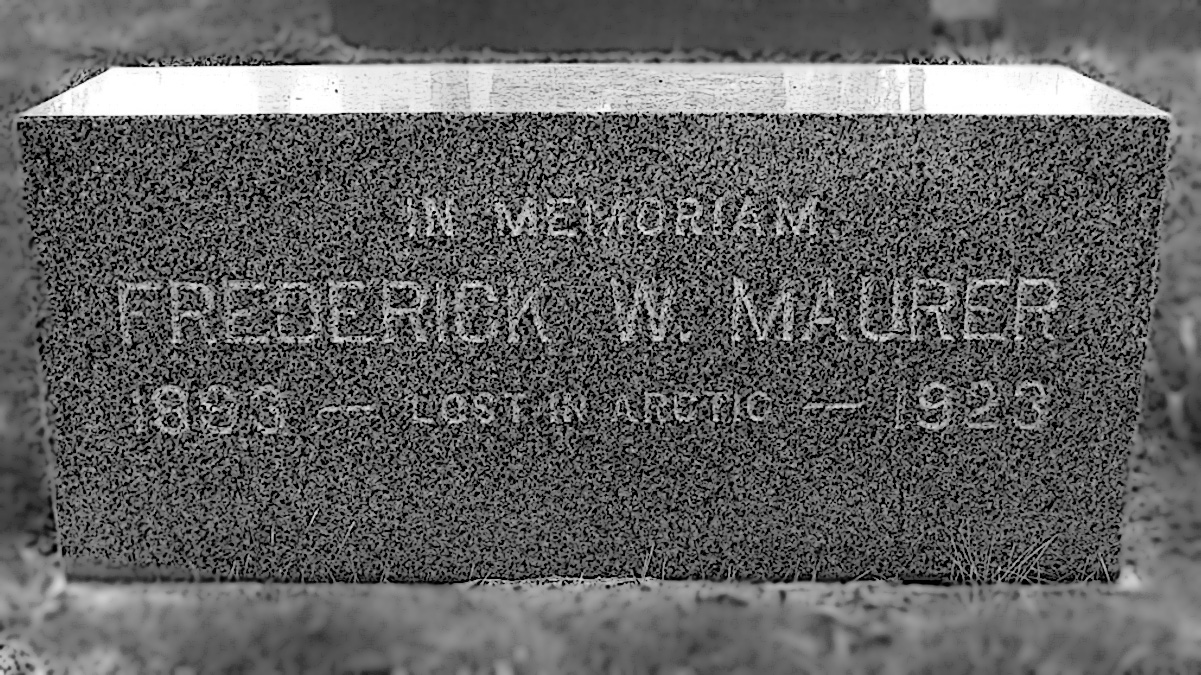 Frederick Maurer's cenotaph in Fair Street Cemetery in New Philadelphia, Ohio, 2012. (Source: findagrave.com)