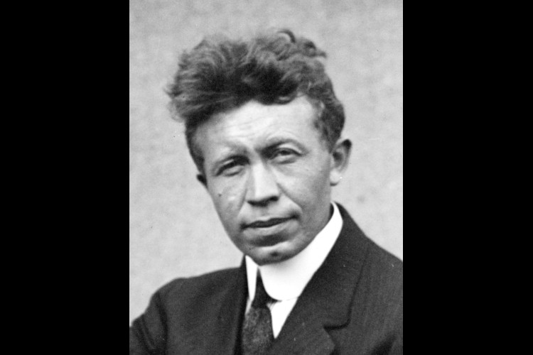 Photo of Canadian Arctic explorer Vilhjalmur Stefansson, 1915. (Source: wikipedia)