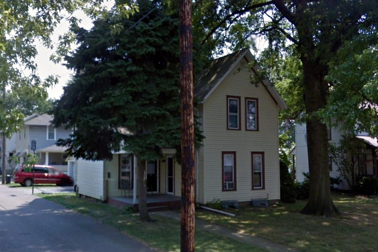 The Dickson home on East 4th Street in Dover, Ohio, 2012. (Source: google.com)