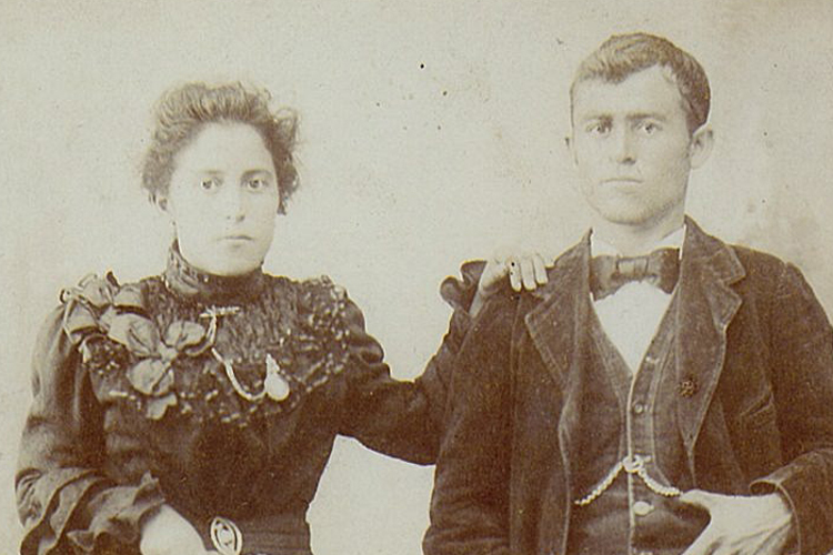 Francesco "Frank Solvey" Argento and Rosa "Rose Solvey" Mercurio Argento, c. 1910. (Source: findagrave.com)