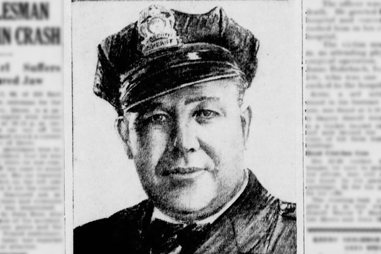 Portrait of Deputy Martin Myers that appeared in the New Philadelphia, Ohio newspaper, May 1940. (Source: newspapers.com)
