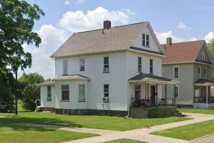 The Bruck home on Walnut Street, Dover, Ohio, 2025. (Source: google.com)