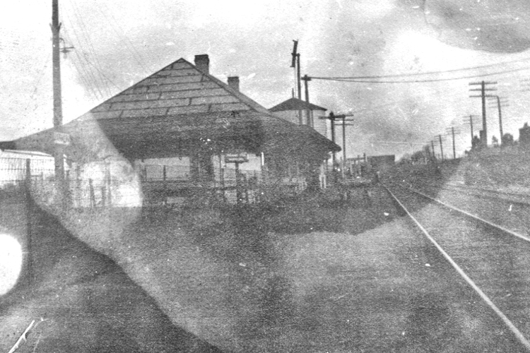 The Harmon Junction Station, c. 1910. (Source: west2k.com)