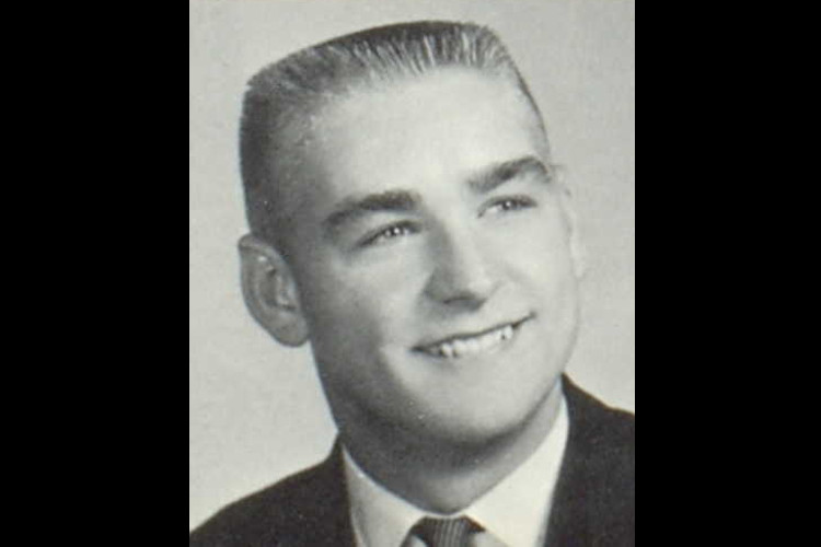 James T. Conway's Senior year picture, 1964. (Source: ancestry.com)