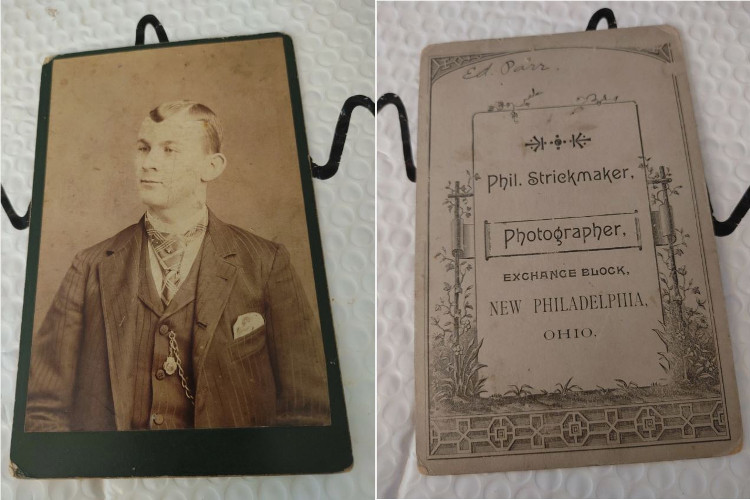 The photograph of Edwin Parr listed for sale on eBay in February 2026. (Source: ebay.com)