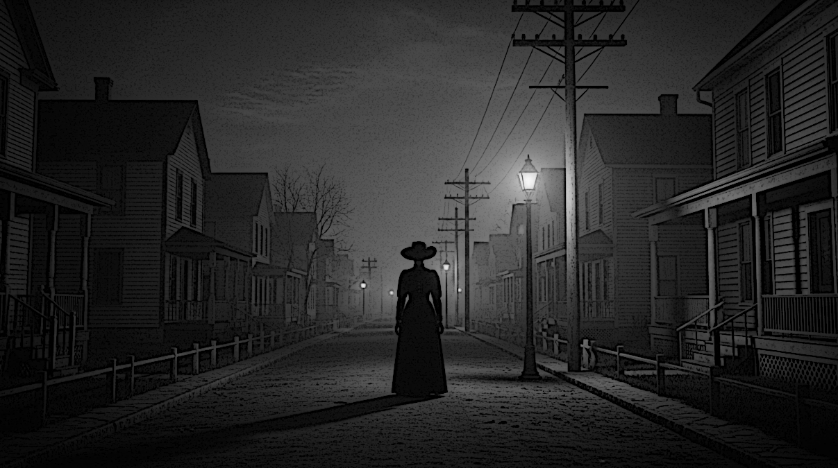 Ai generated image depicting the Black Ghost of Minnich Avenue, 2026. (Source: ImageFX)