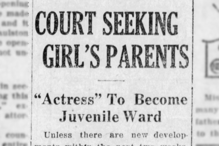 New Philadelphia, Ohio newspaper headline for an article on Maquesa D’Glarey, July 1925. (Source: newspapers.com)