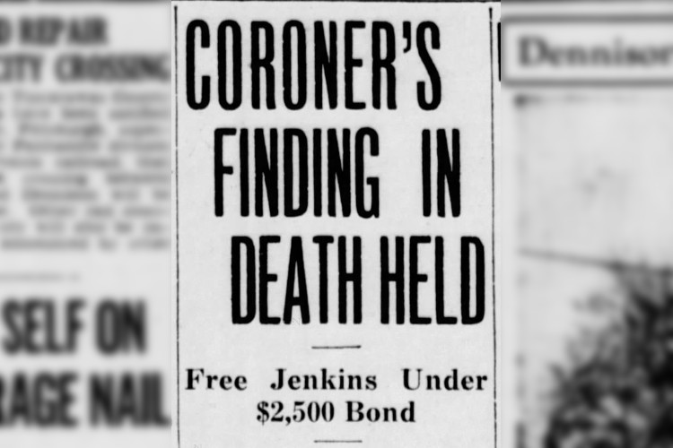 New Philadelphia, Ohio newspaper headline on the investigation into the killing of Harry Snyder, May 1940. (Source: newspapers.com)