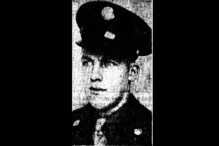 Photograph of Russell D. May that appeared in the New Philadelphia, Ohio newspaper after his death, September 1955. (Source: newspapers.com)
