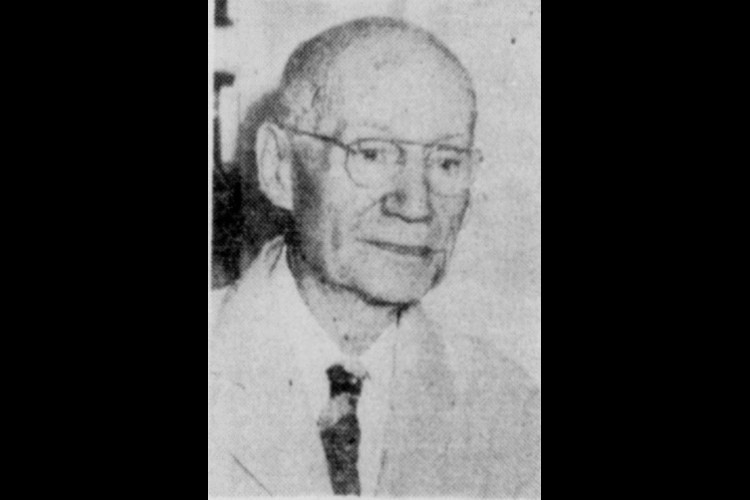 Image of John E. Joss that accompanied his obituary in the New Philadelphia, Ohio newspaper, August 1961. (Source: newspapers.com)
