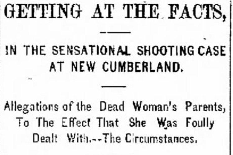 New Philadelphia, Ohio newspaper article reporting on Belle's alleged suicide and the Merrick family's doubts, December 1887. (Source: newspapers.com)