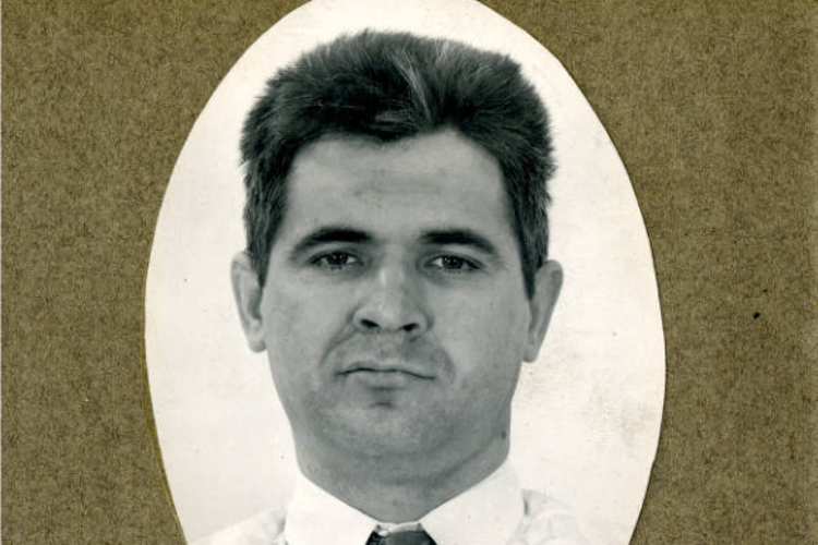 Penitentiary photograph taken of Russell Muskus prior to his execution, July 1954. (Source: ohiomemory.org)