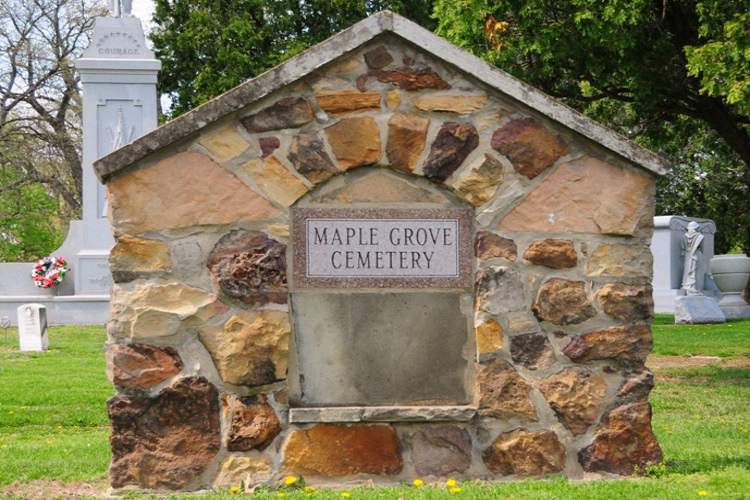 Maple Grove Cemetery in Dover, Ohio where Frank Wilson was buried after his killing, 2010. (Source: findagrave.com)